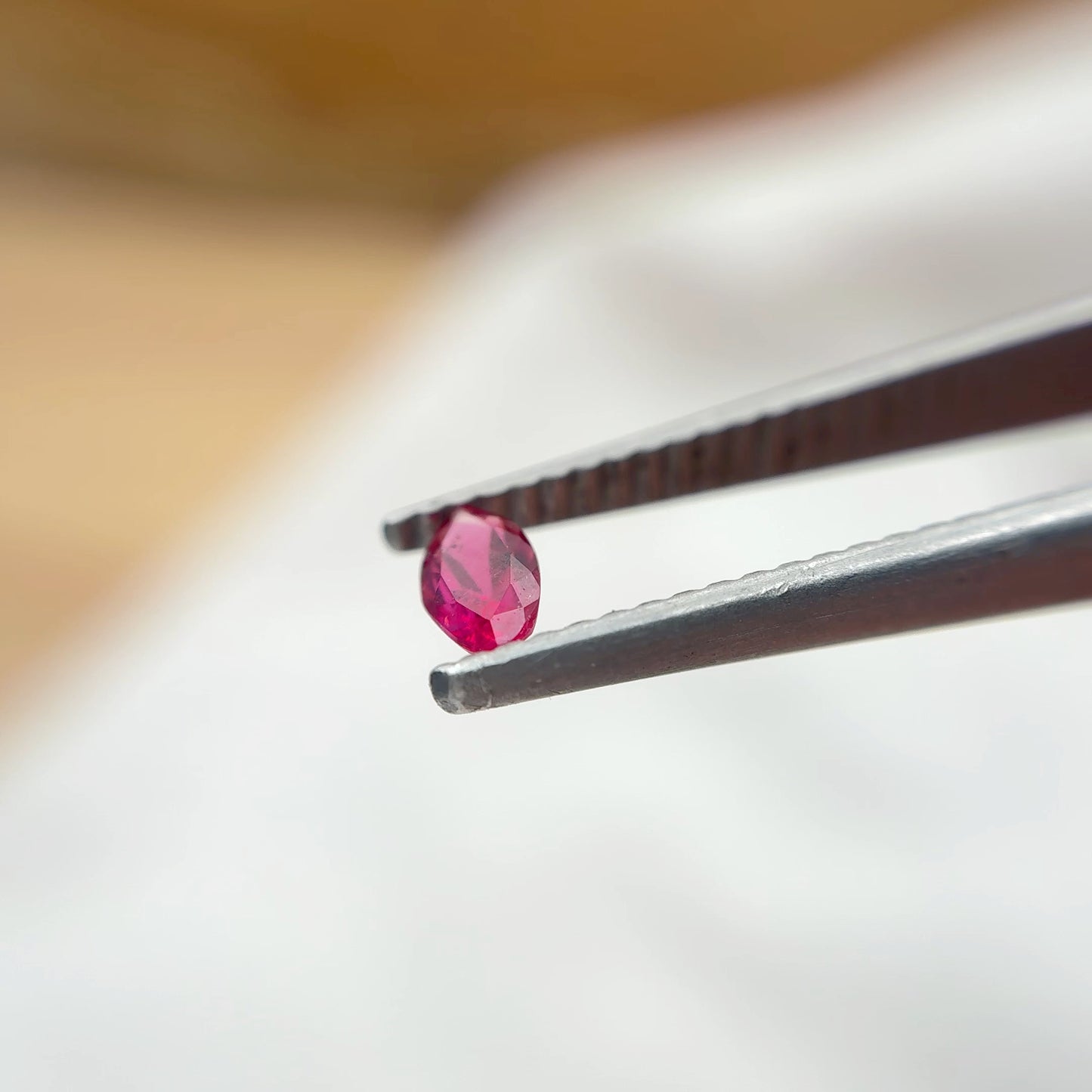 0.15 carat Red Beryl 4.8x2.8mm Marquise Cut, Natural Utah Red Beryl, Bixbite