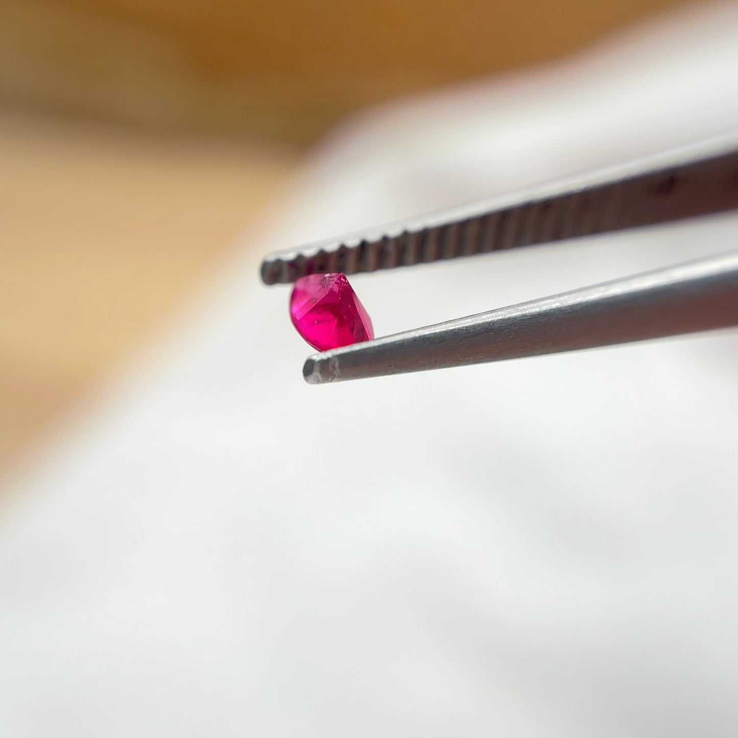 0.15 carat Red Beryl 4.8x2.8mm Marquise Cut, Natural Utah Red Beryl, Bixbite