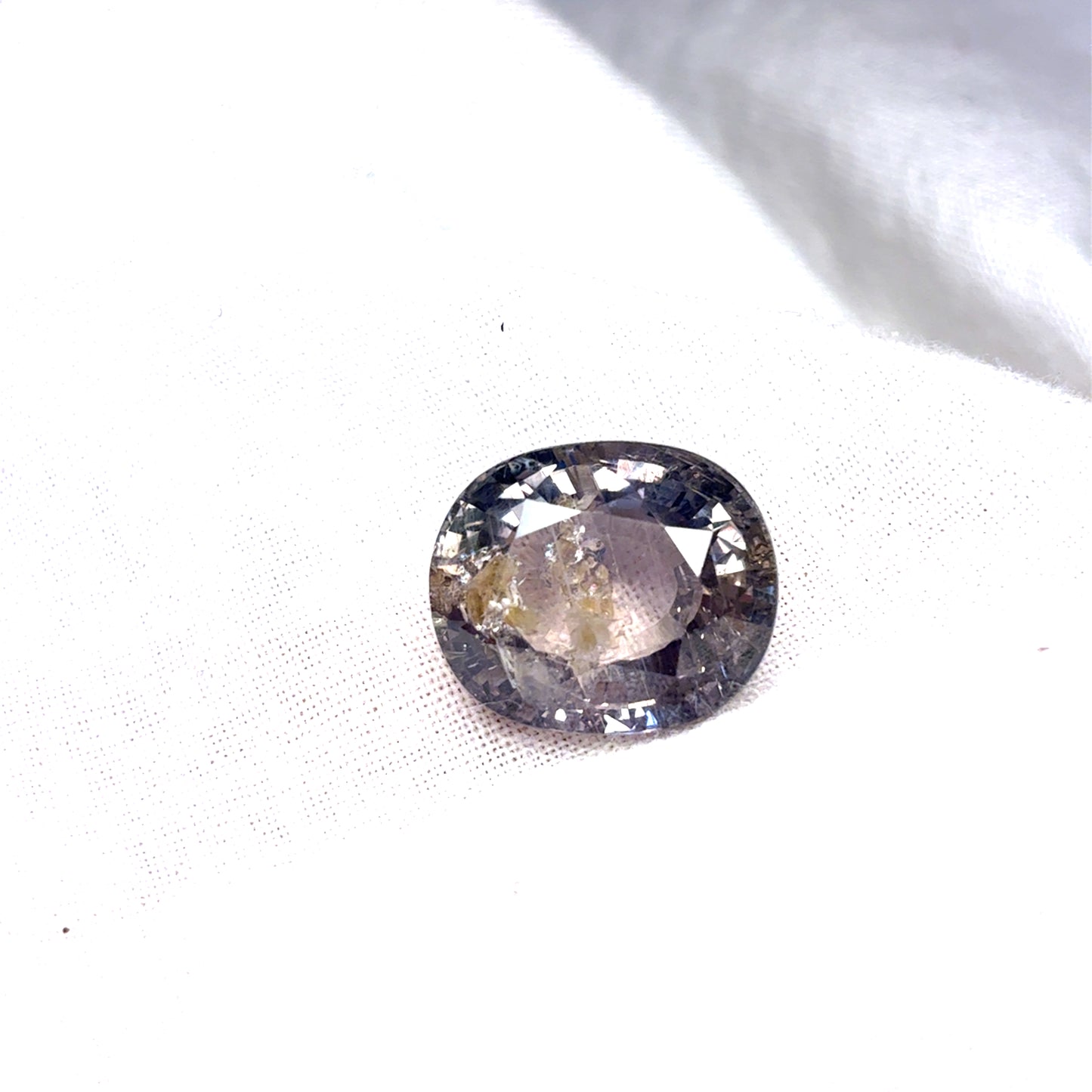 13 carat Color Change Sapphire 13.75x11.65mm Oval Cut, Green to Purple Unheated Natural