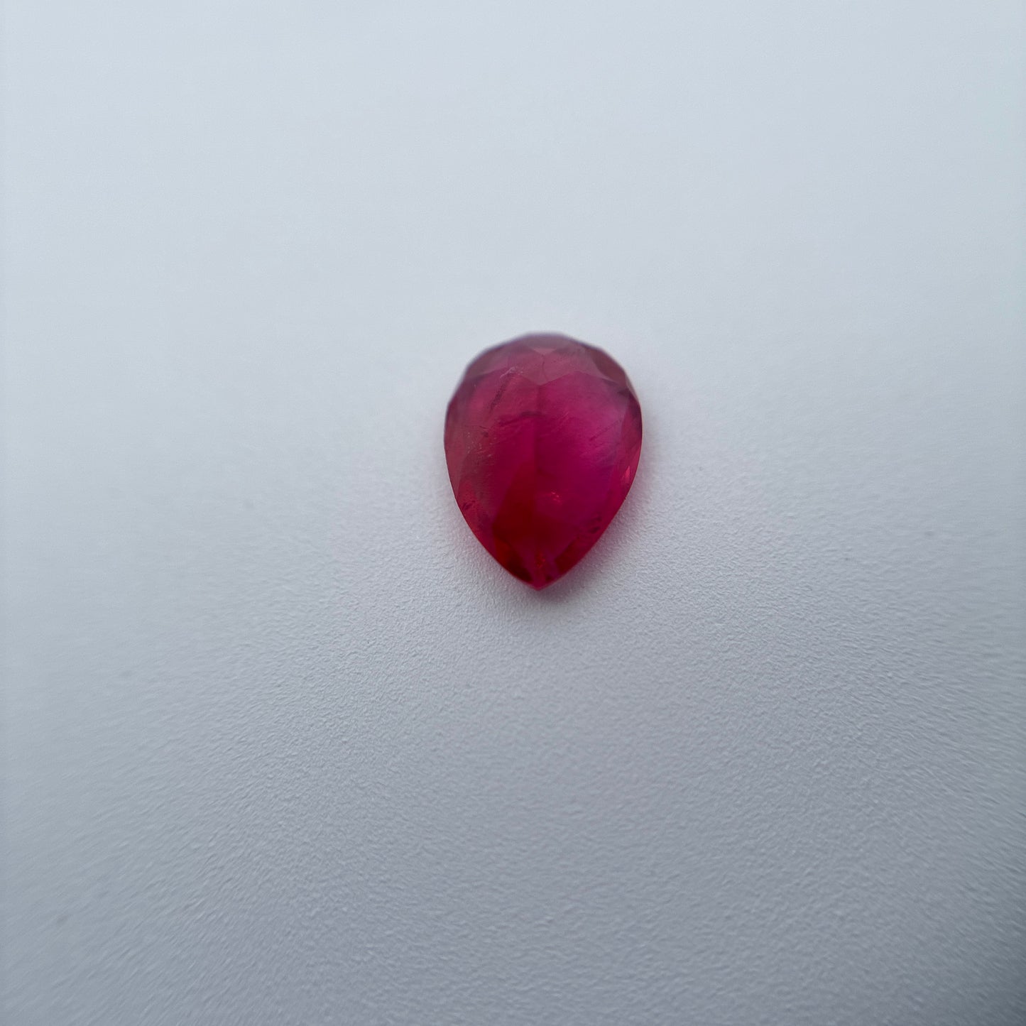 GIA 0.51 carat Red Beryl 6.9x4.95mm Pear Cut Natural Utah Bixbite