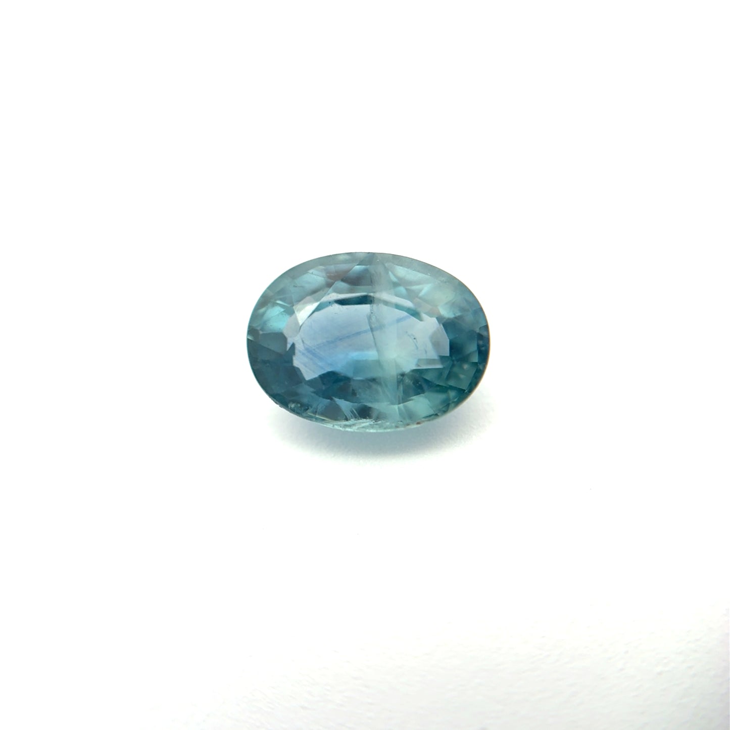 1.77 Oval Cut Steel Blue Sapphire, 8x6mm Loose Gemstone