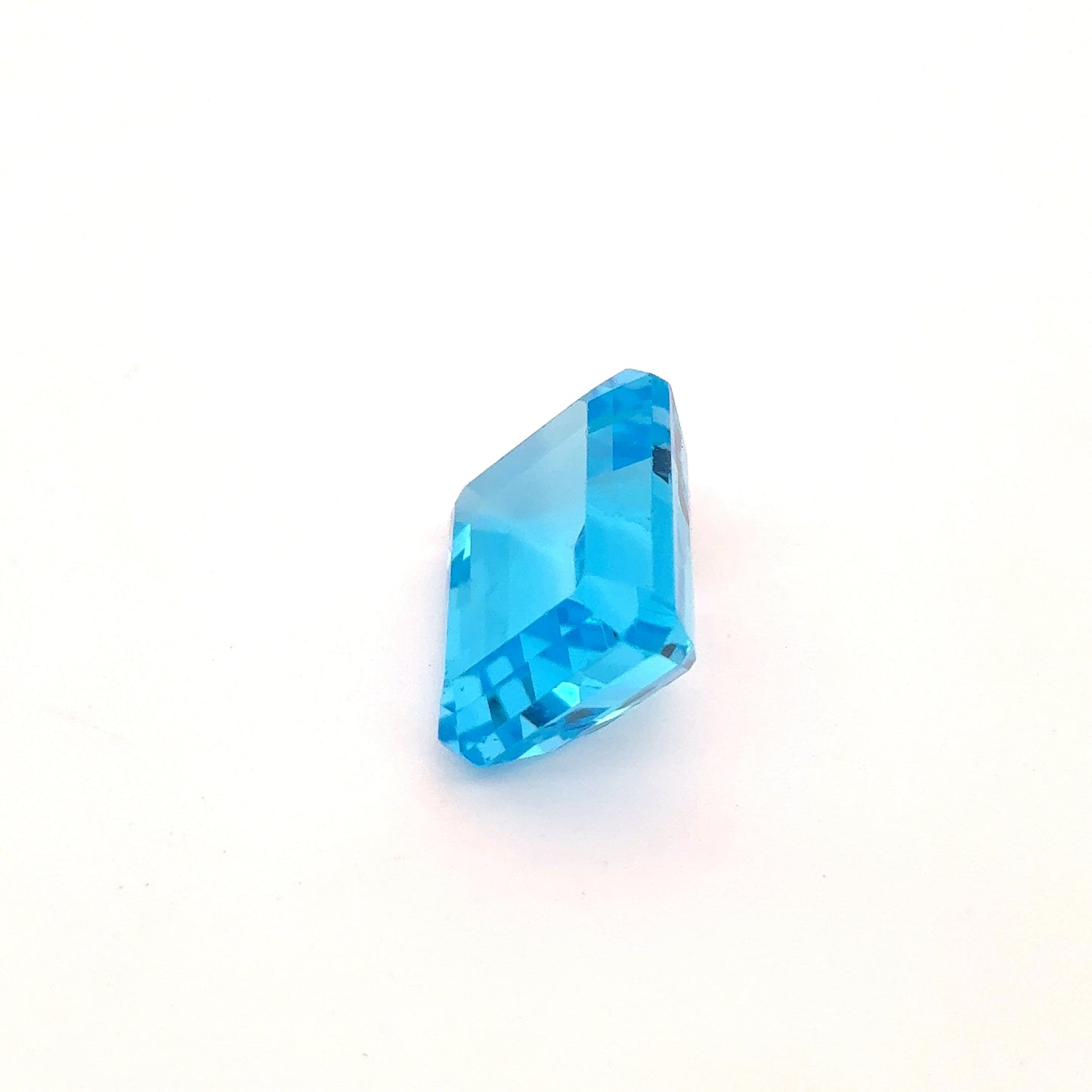 12x10mm Bright Sky Blue Emerald Cut Topaz, 8.71 carat Loose Gem
