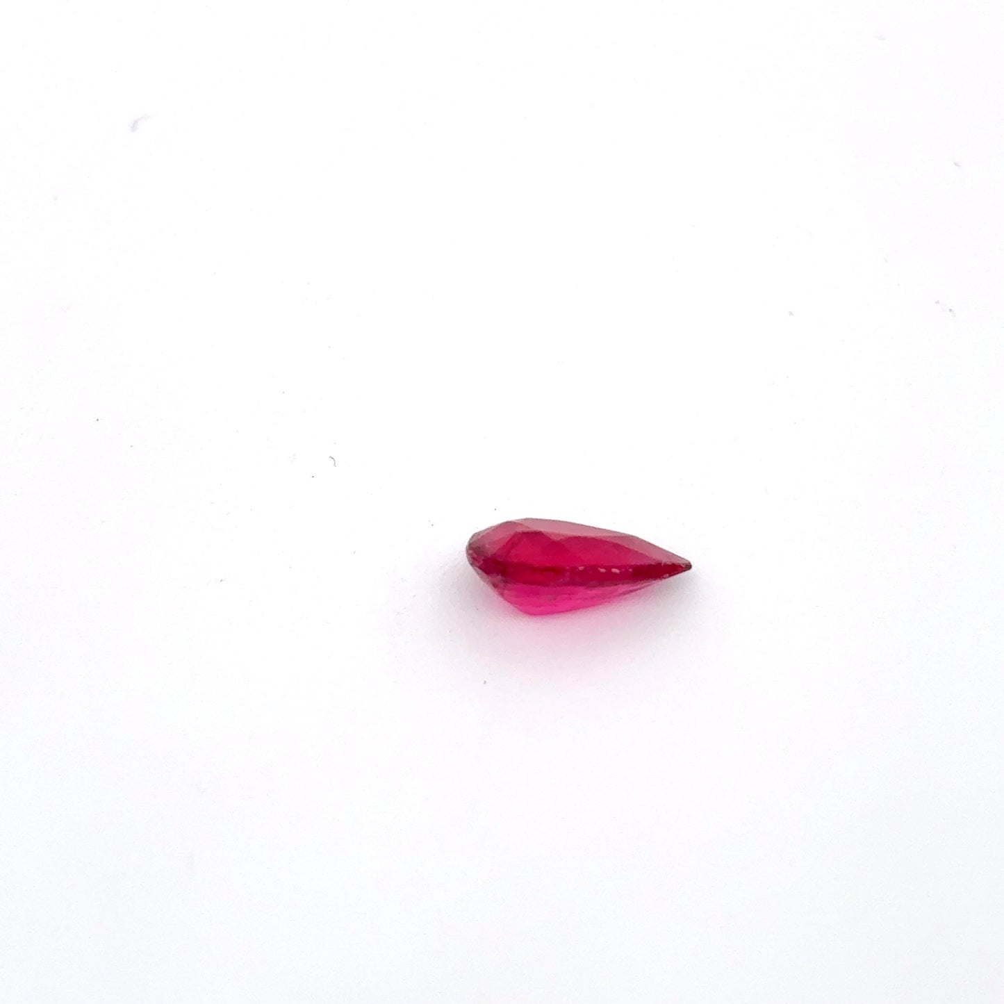 0.63ct Hot Pink Tourmaline, 7.8x4.7mm Pear cut Natural Loose Gemstone