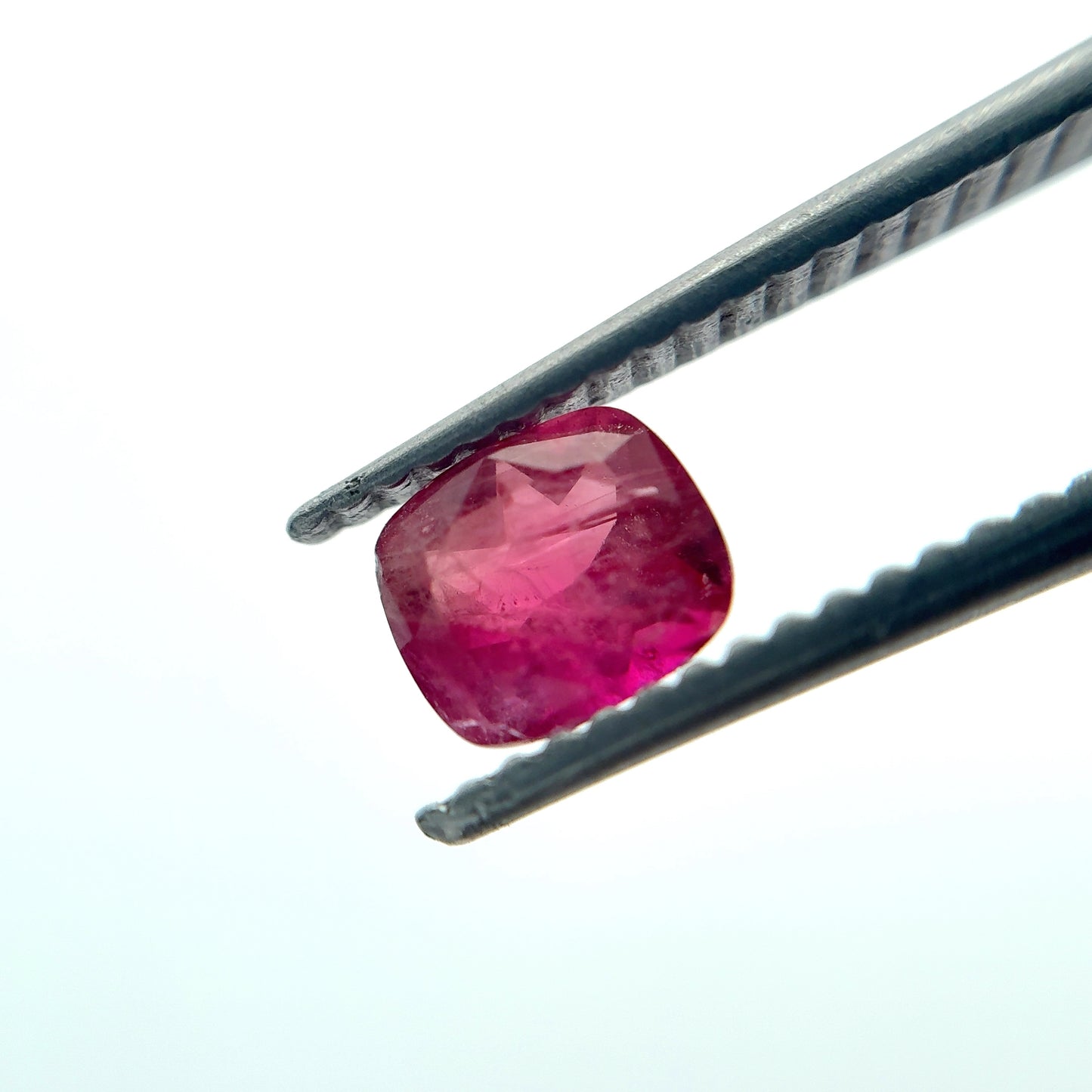 0.54 carat Red Beryl 5.55x4.7mm Cushion Cut Natural Utah Bixbite