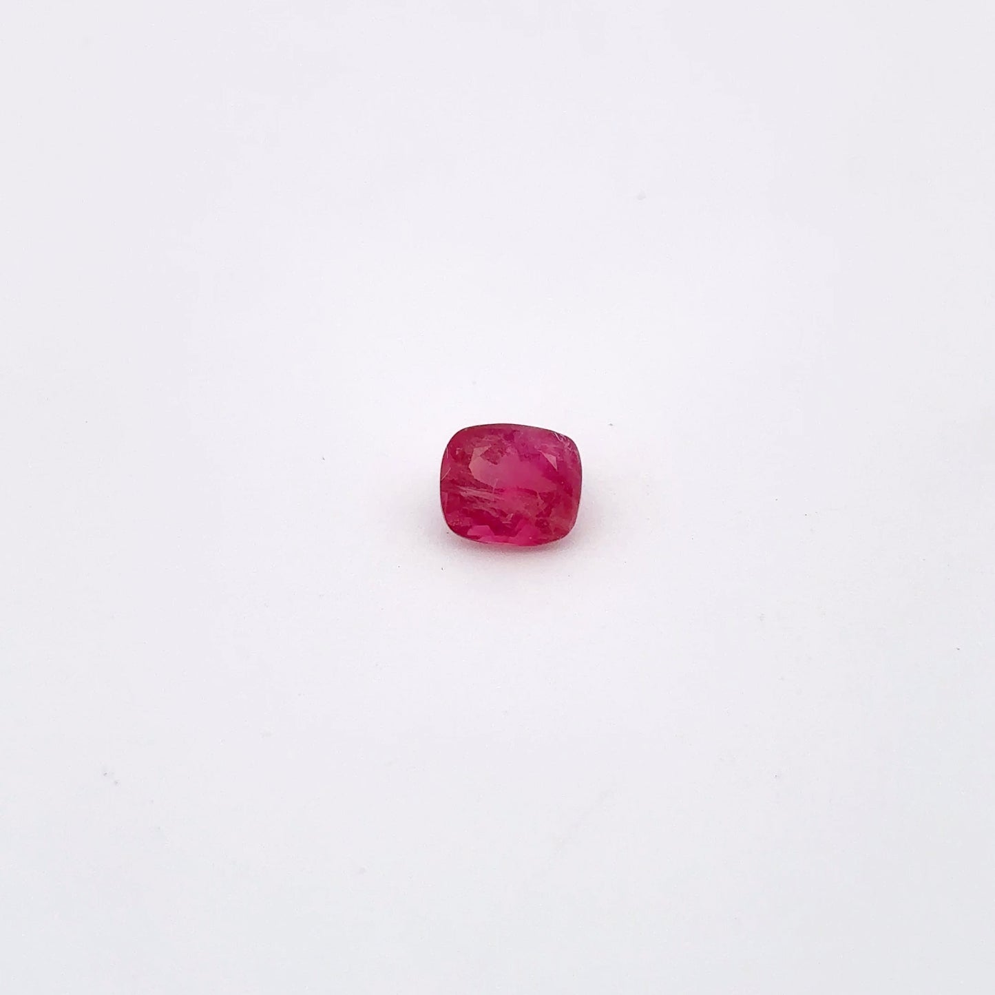 0.54 carat Red Beryl 5.55x4.7mm Cushion Cut Natural Utah Bixbite