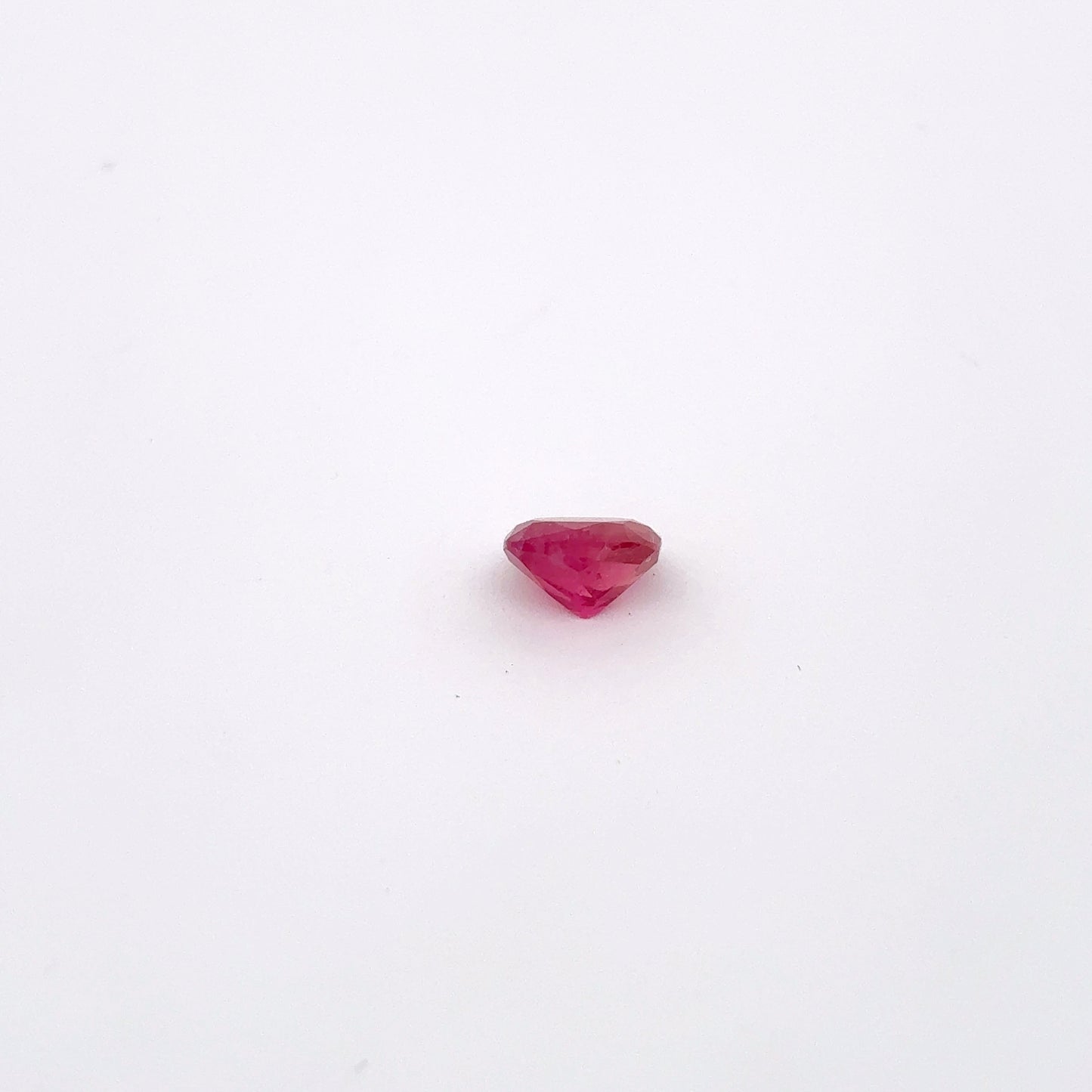 0.54 carat Red Beryl 5.55x4.7mm Cushion Cut Natural Utah Bixbite