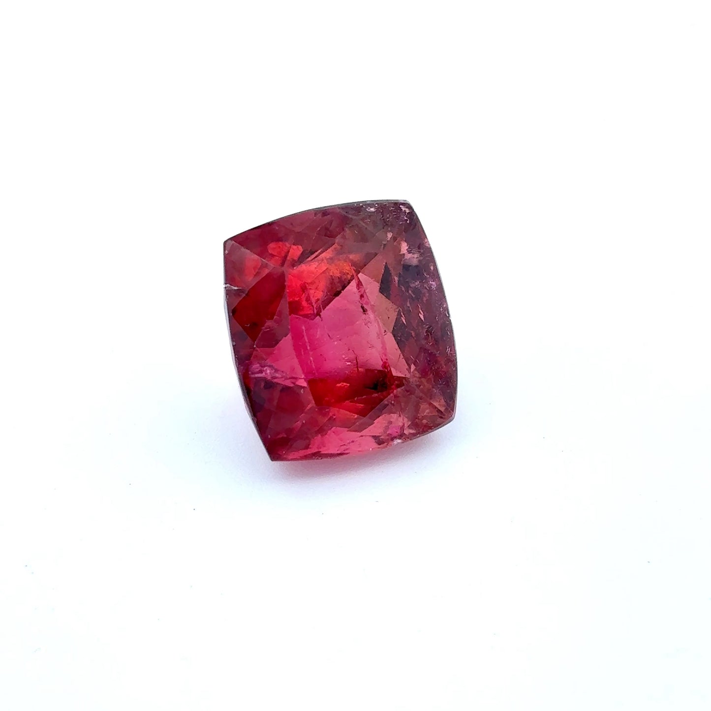 13x12mm Red Rubellite Tourmaline 12.49 carat Cushion Cut
