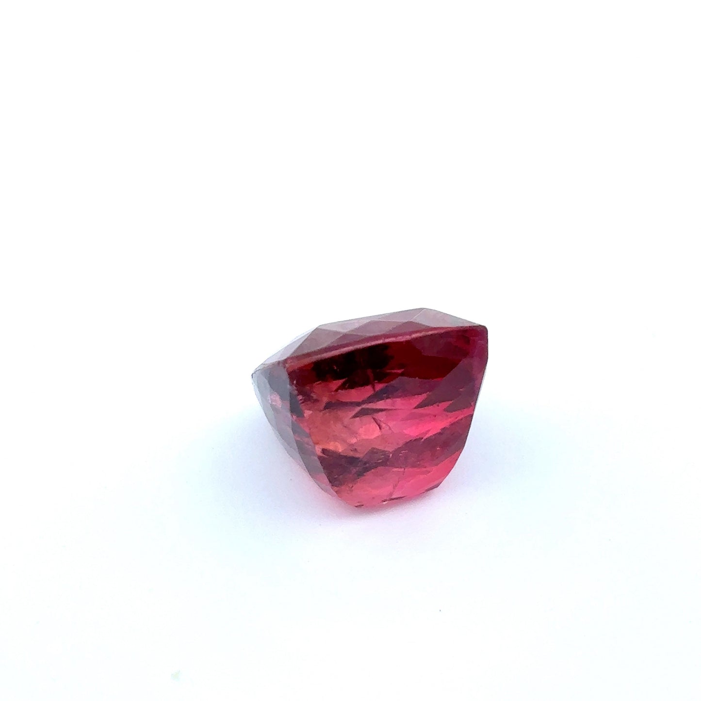 13x12mm Red Rubellite Tourmaline 12.49 carat Cushion Cut