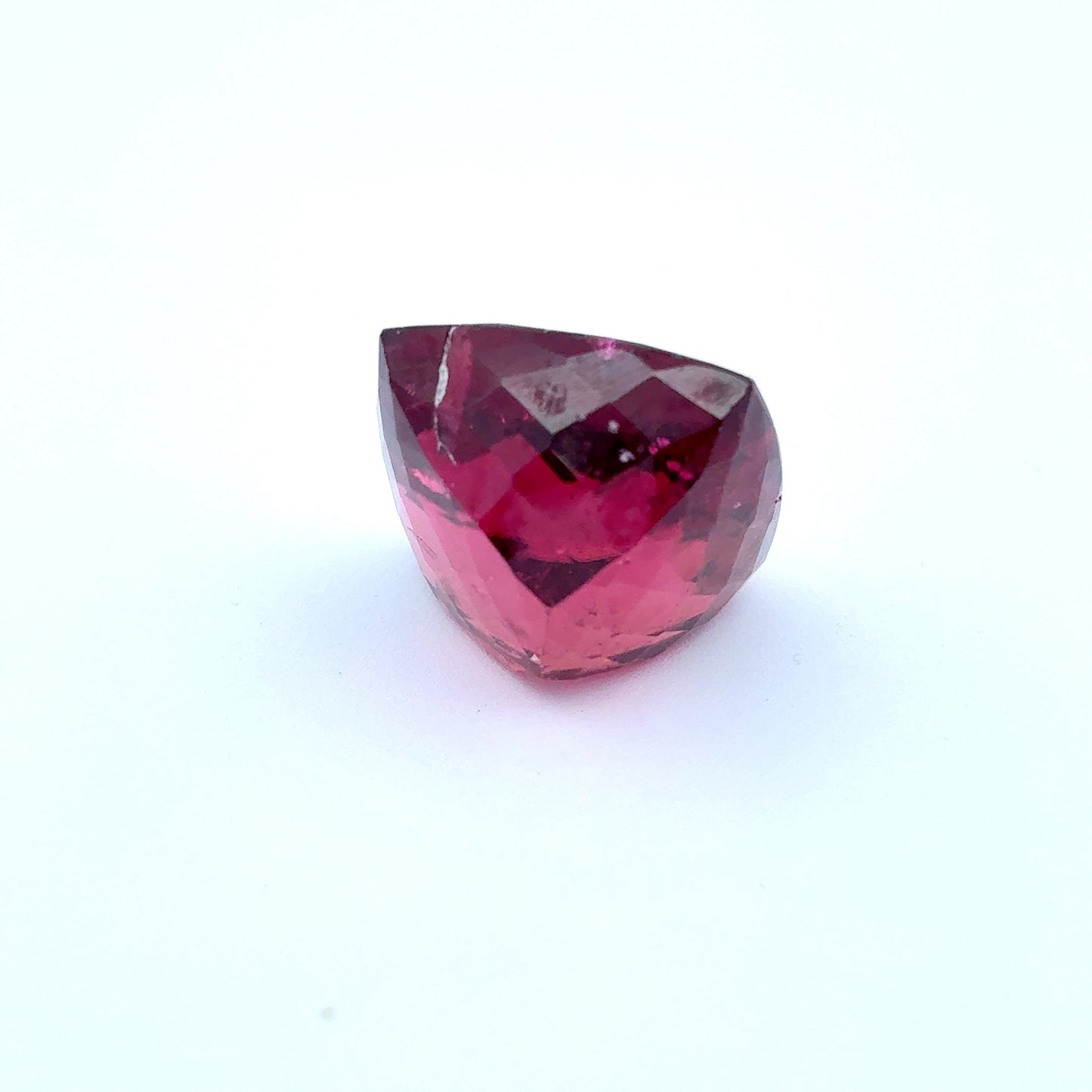 13x12mm Red Rubellite Tourmaline 12.49 carat Cushion Cut