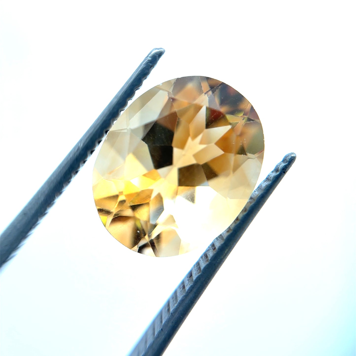 12x10mm Yellow Citrine 4.44 carat Oval Cut