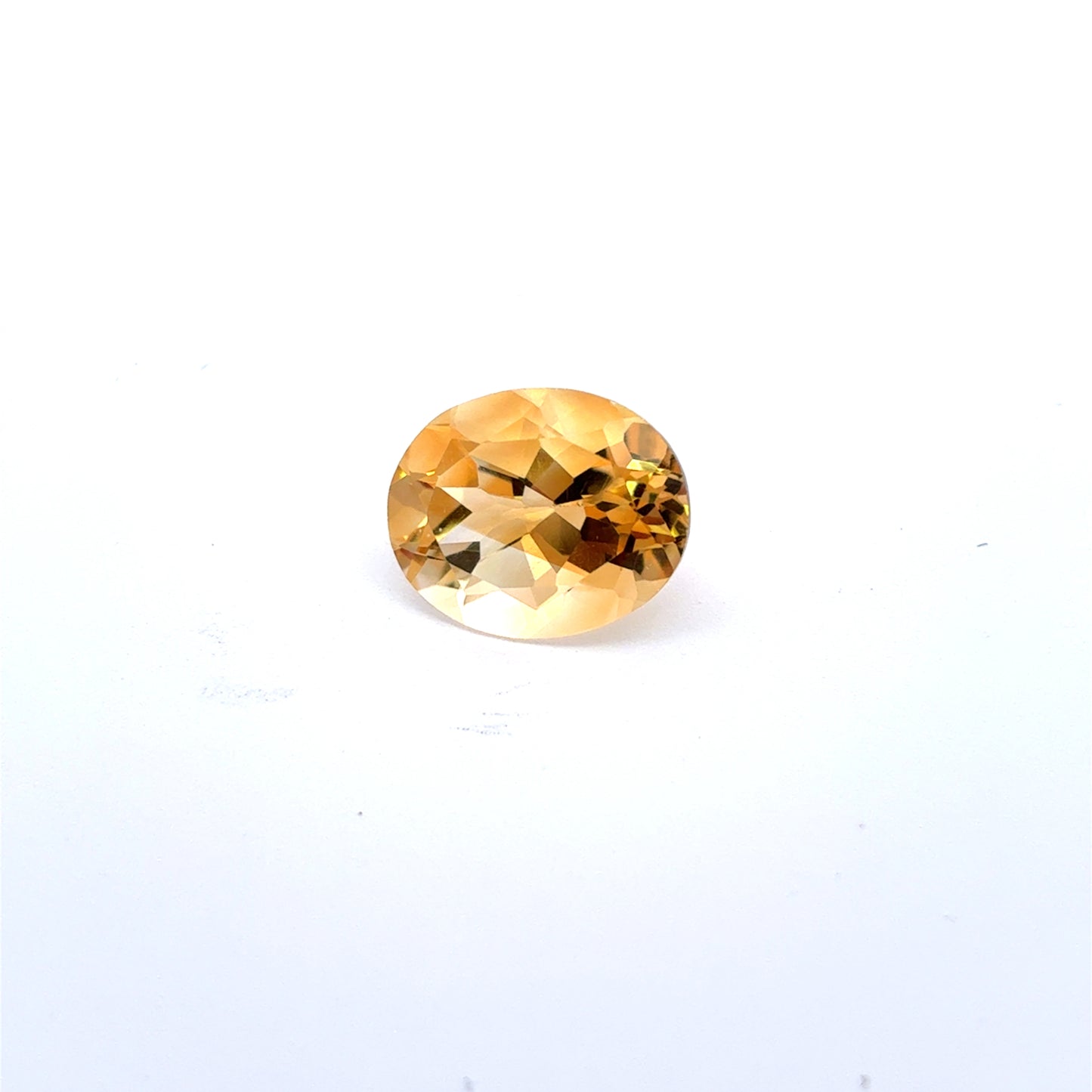 12x10mm Yellow Citrine 4.44 carat Oval Cut