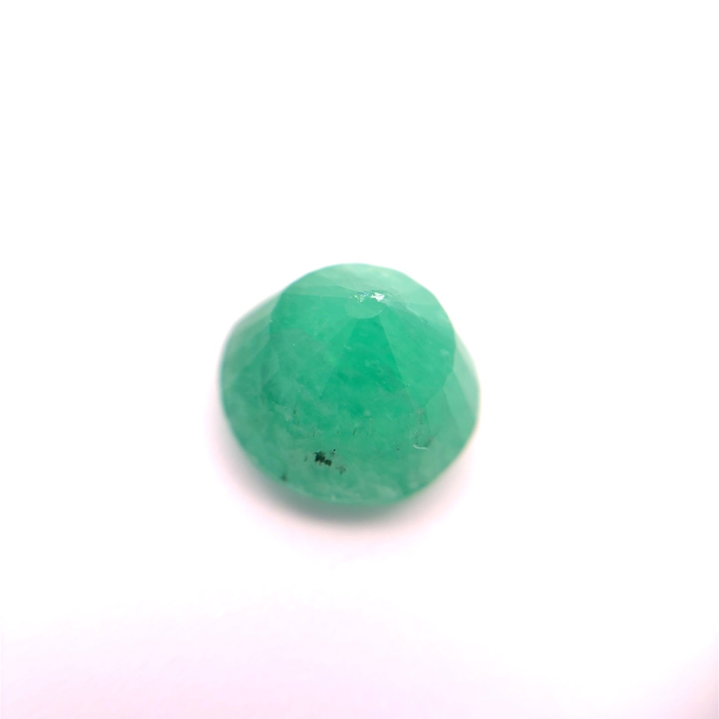 10mm Round cut Natural Emerald, 4 carats
