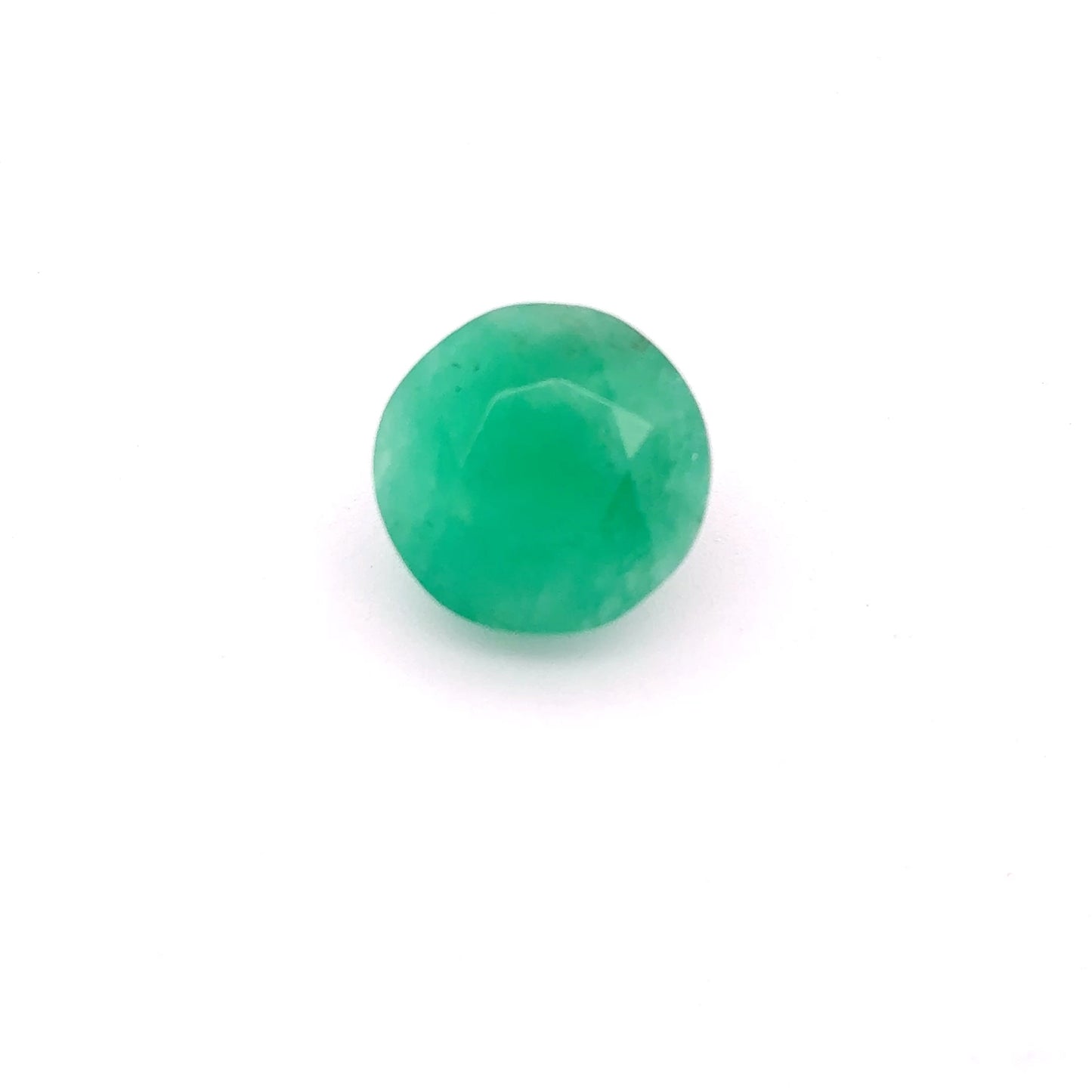 10mm Round cut Natural Emerald, 4 carats