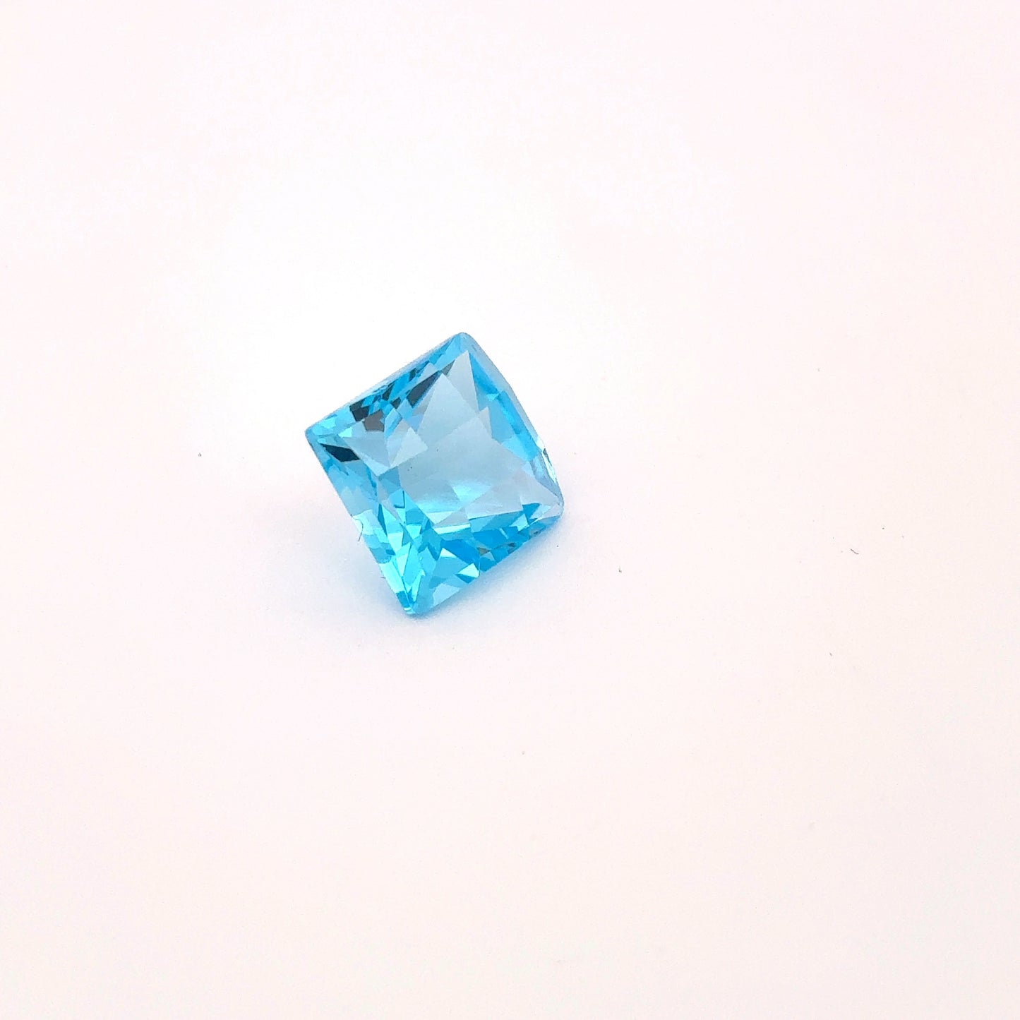 8mm Square Sky-Blue Topaz, 3.78ct