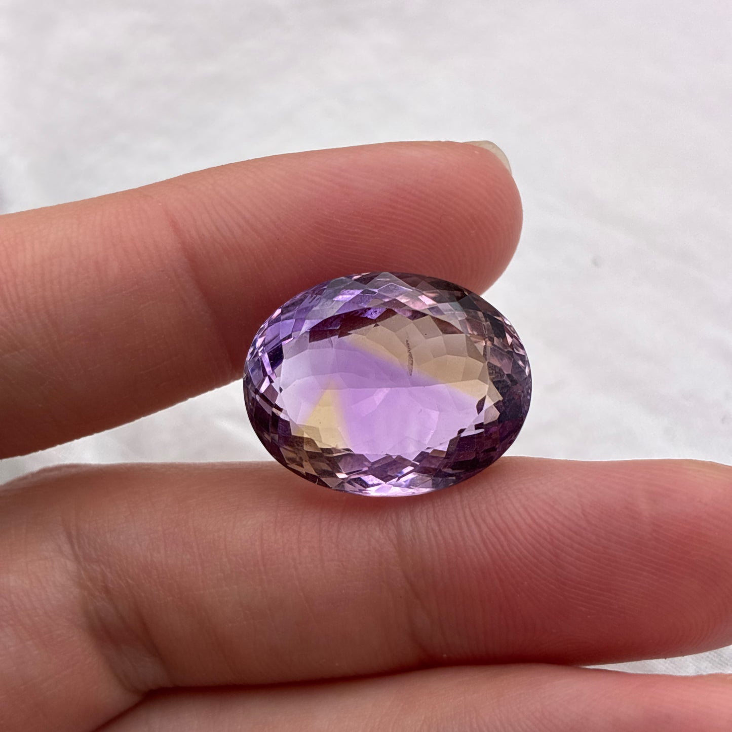 21ct Natural Ametrine, 20x15.5mm Oval cut