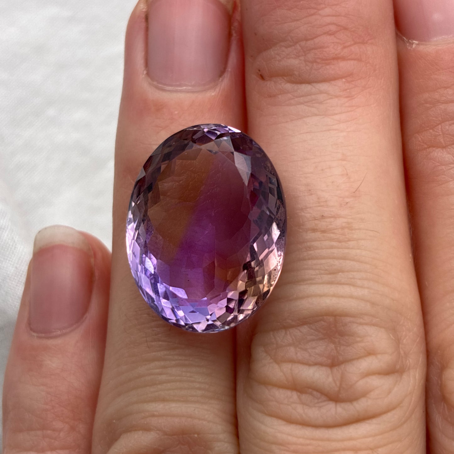 21ct Natural Ametrine, 20x15.5mm Oval cut