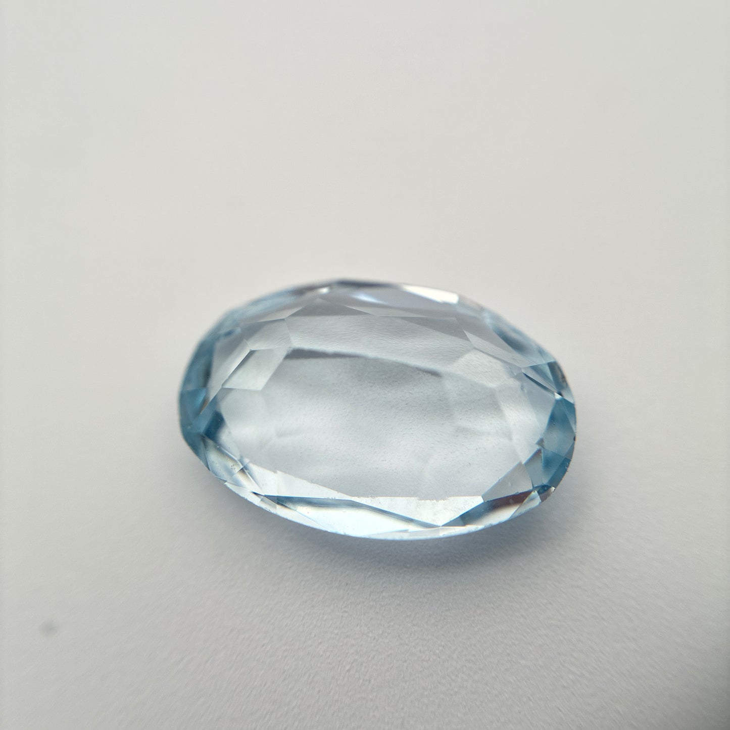 14x10mm Light Blue Lab Spinel, 6ct Recycled Gem
