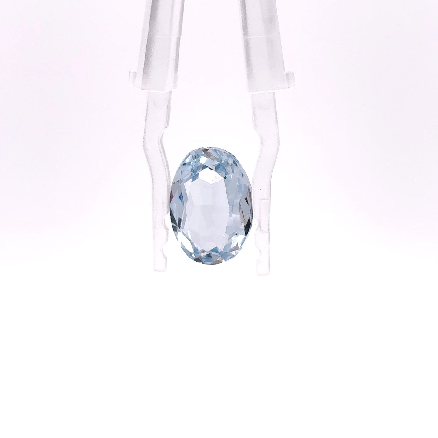 14x10mm Light Blue Lab Spinel, 6ct Recycled Gem