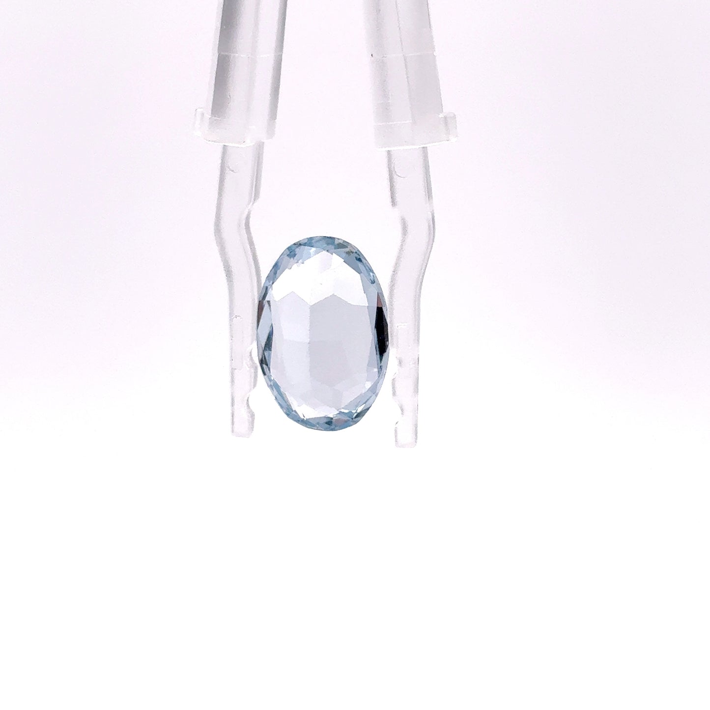 14x10mm Light Blue Lab Spinel, 6ct Recycled Gem