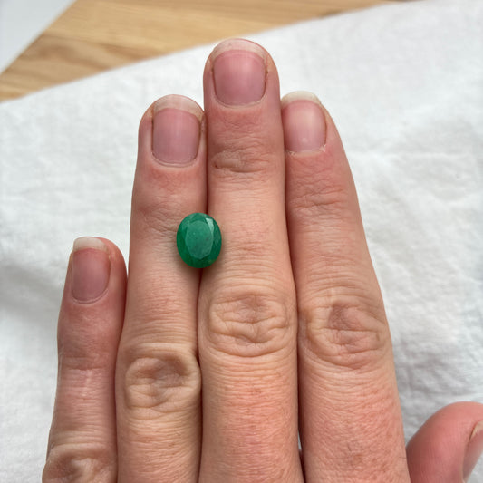10x8mm Natural Green Emerald, 2.73ct