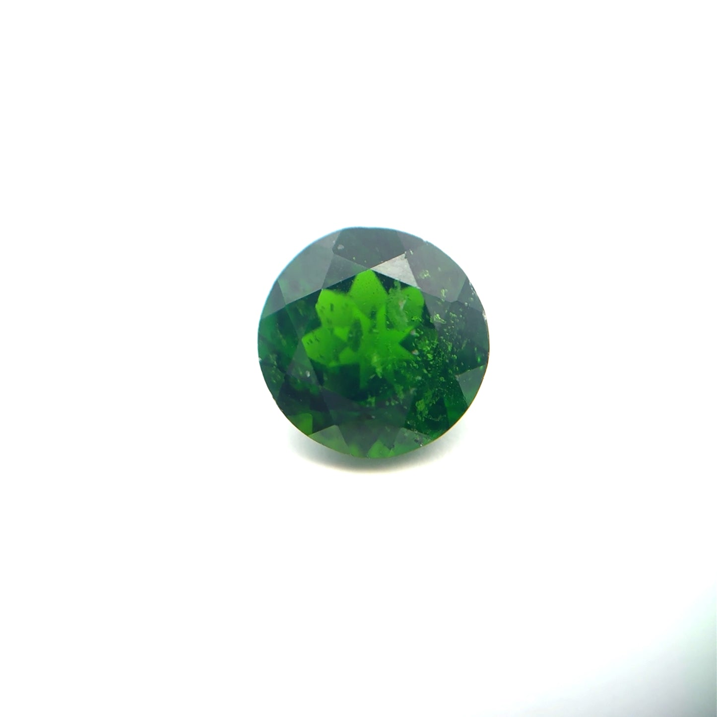 2 carat Chrome Diopside 8mm Round Cut