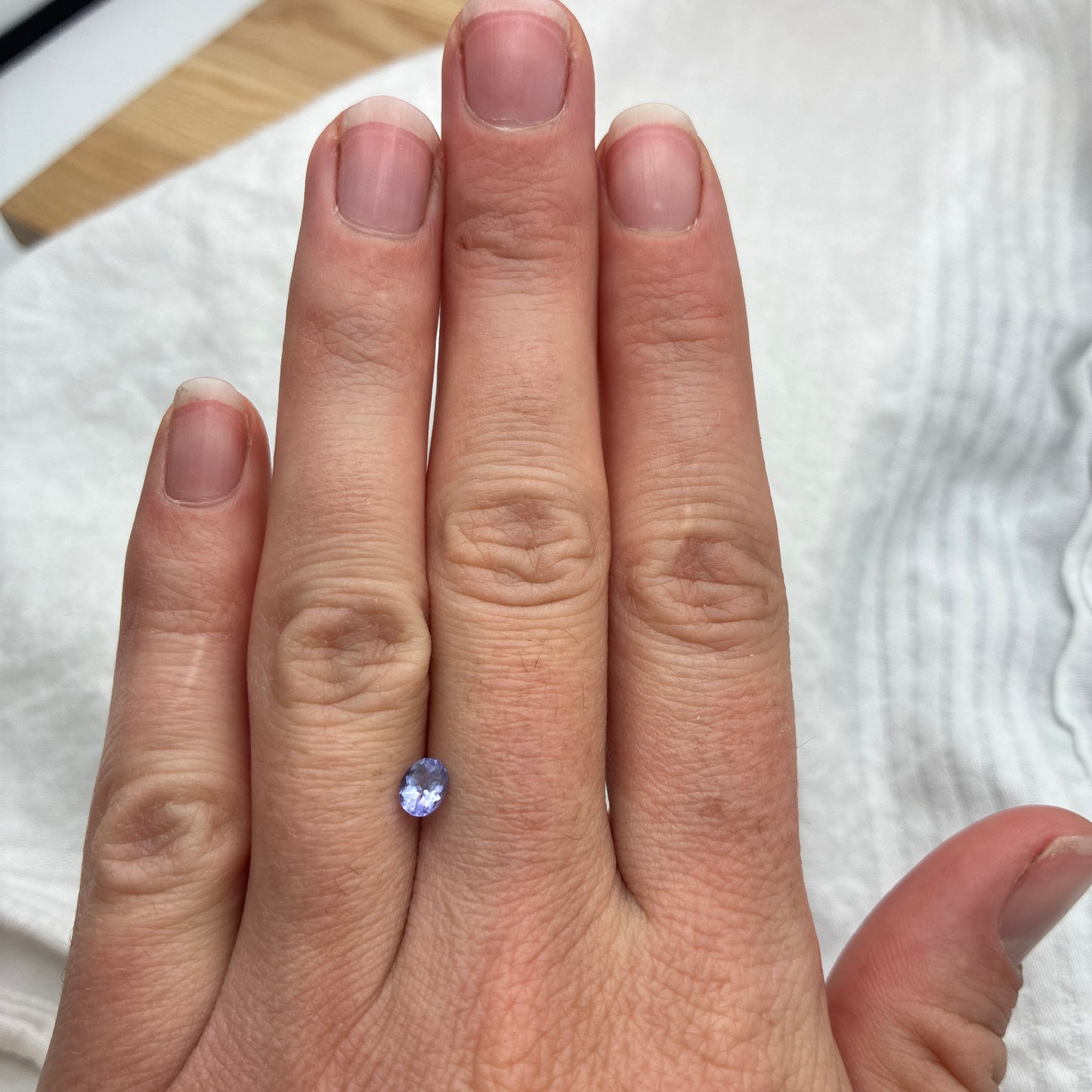 One 5x4mm Tanzanite Oval Cut