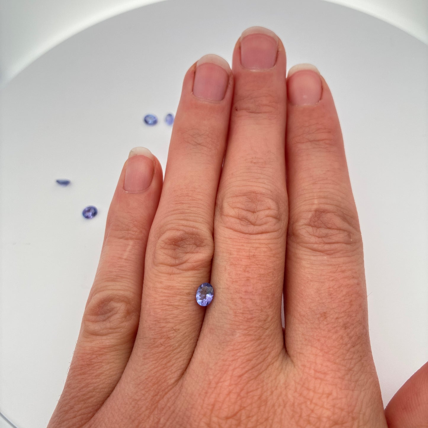 One 5x4mm Tanzanite Oval Cut