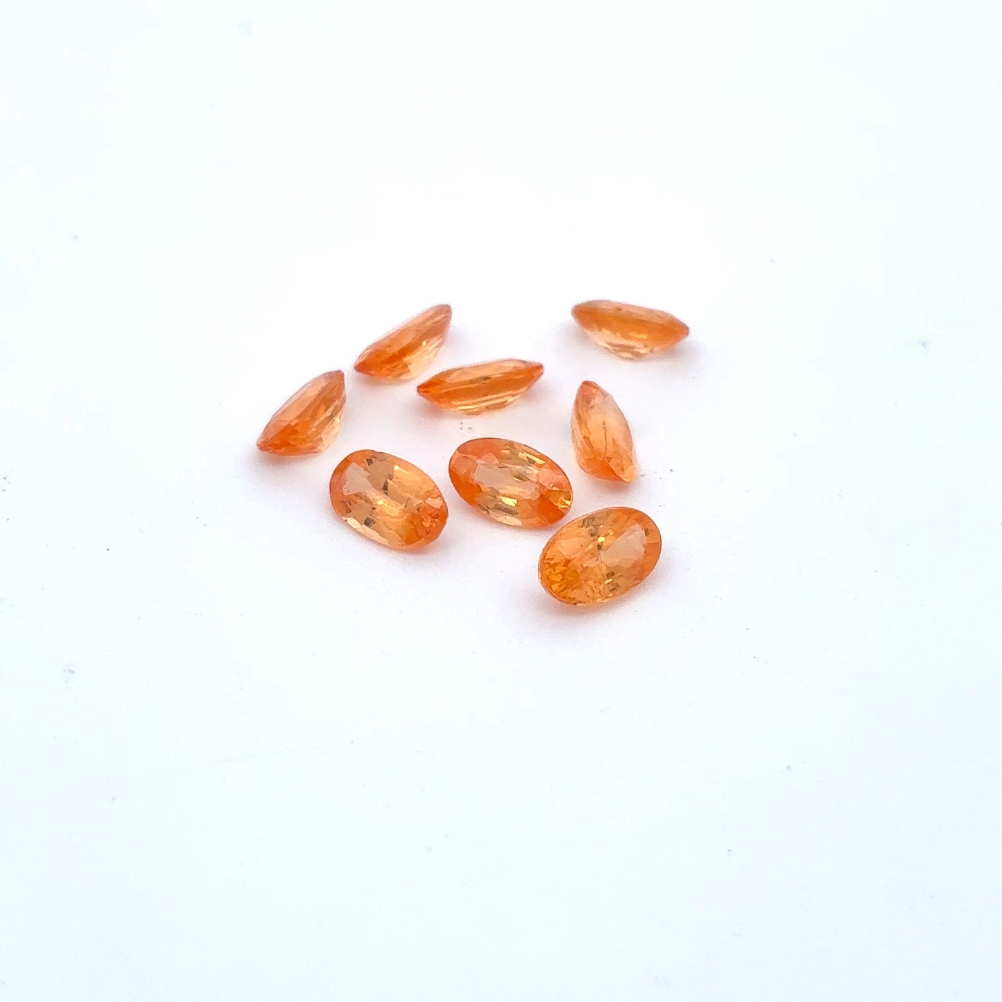 ONE 5x3mm Orange Spessartite Garnet Oval Cut