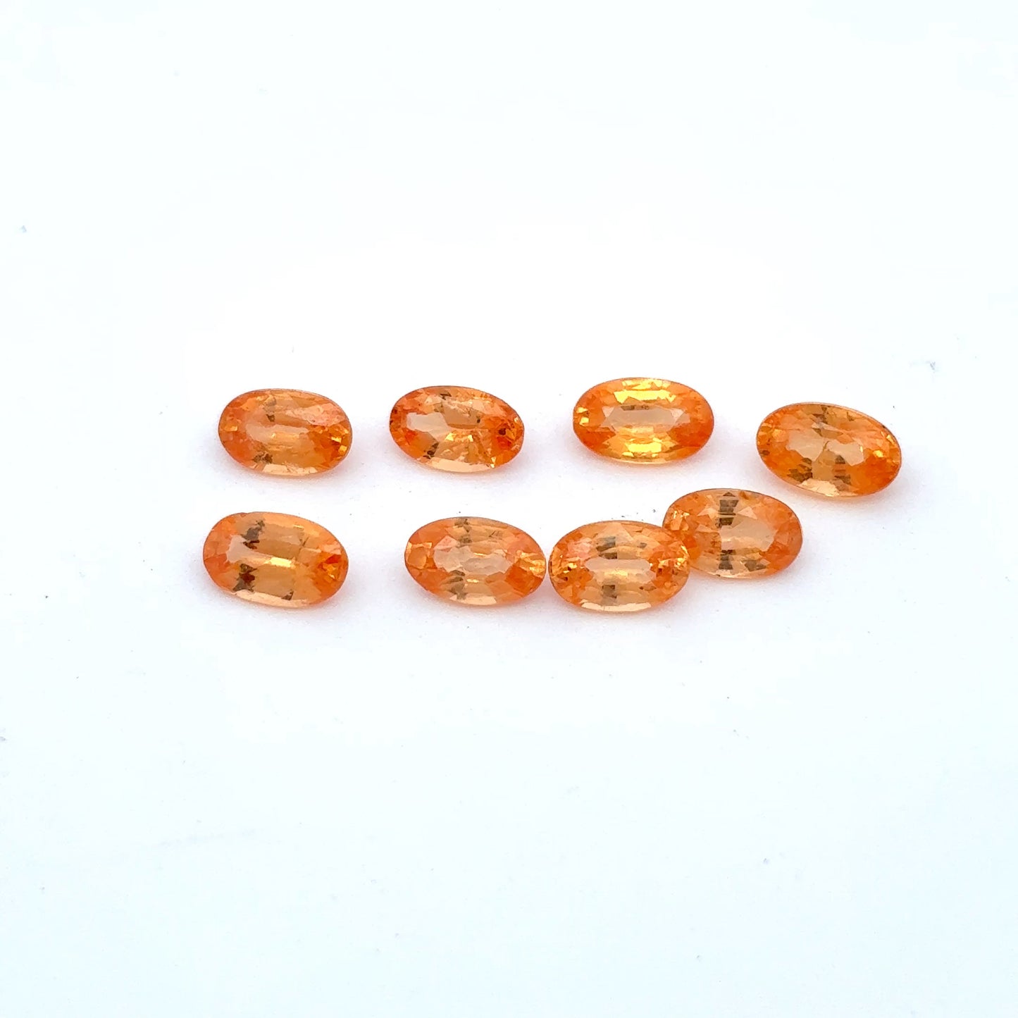 ONE 5x3mm Orange Spessartite Garnet Oval Cut