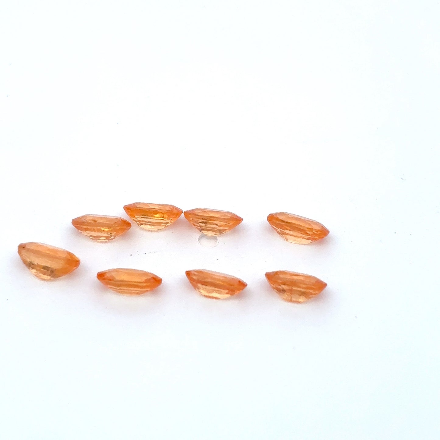 ONE 5x3mm Orange Spessartite Garnet Oval Cut