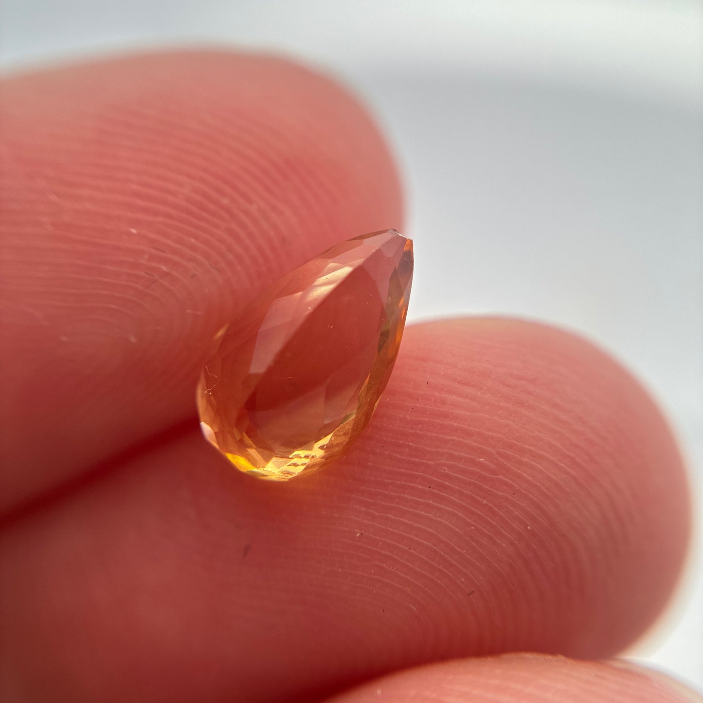 1.7 carat Imperial Topaz 10x6.3mm Pear Cut