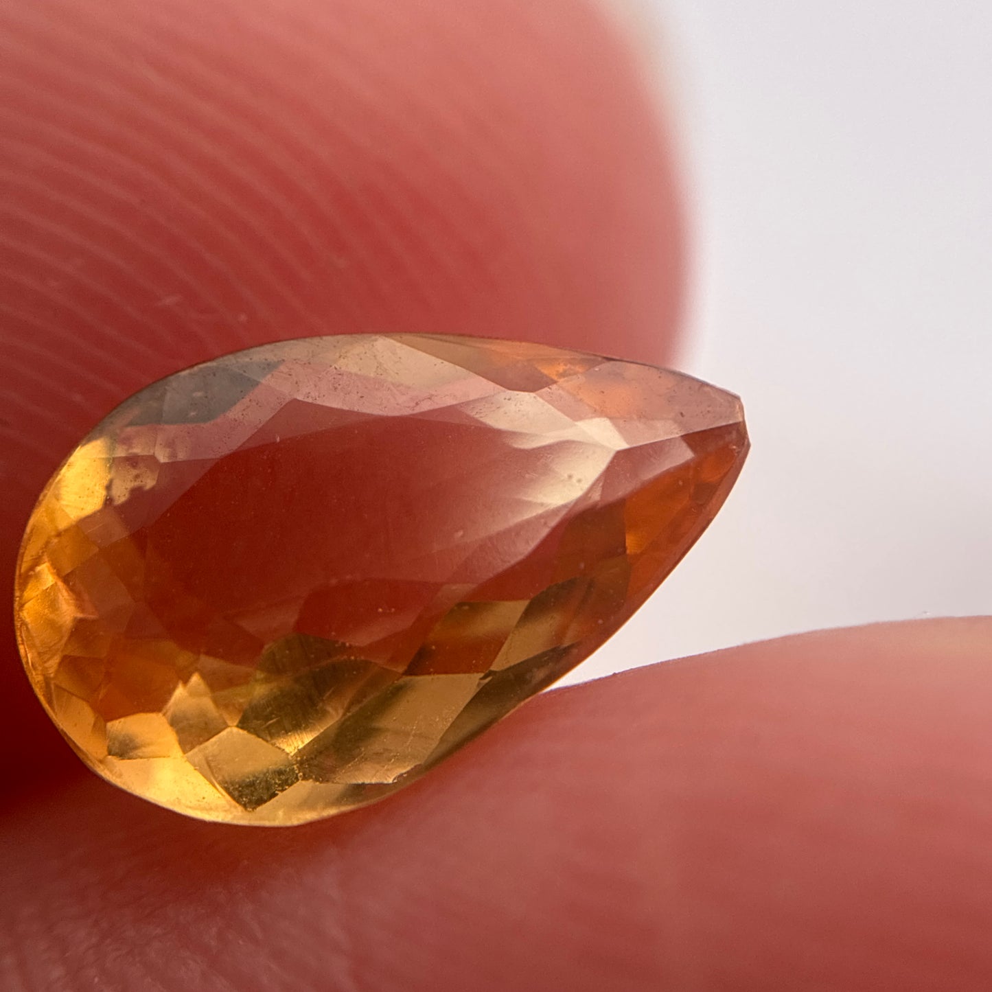 1.7 carat Imperial Topaz 10x6.3mm Pear Cut