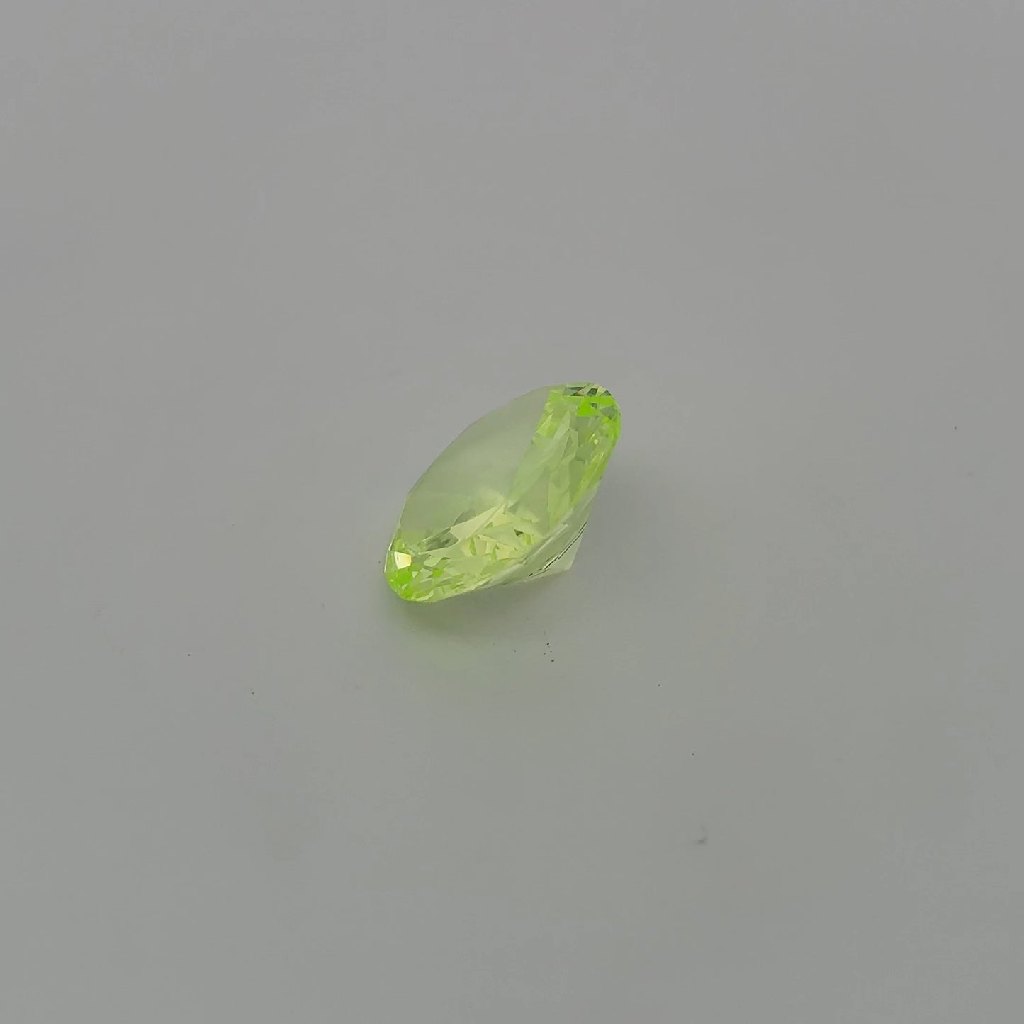 15mm Green Lab Spinel 10.67 carat Round Cut