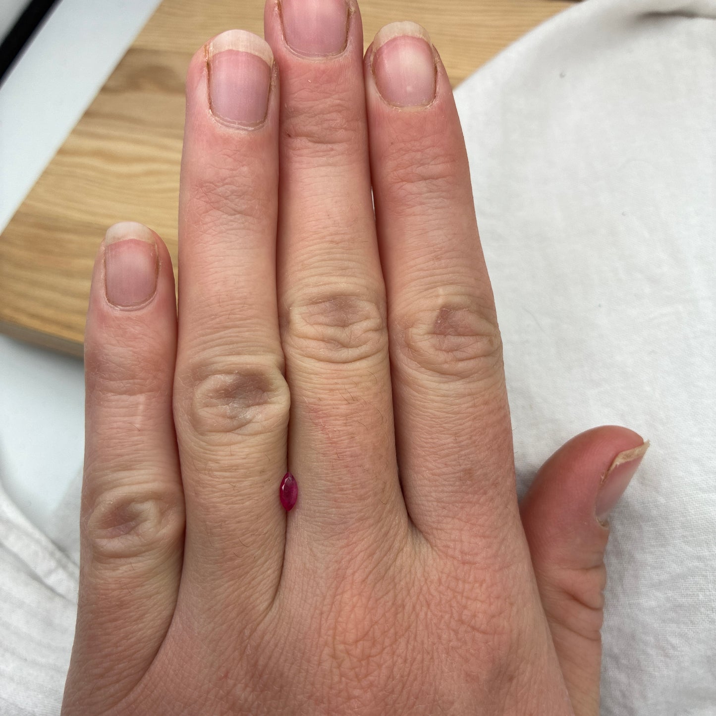 0.14 carat Red Beryl 5.55x2.6mm Marquise Cut, Natural Utah Red Beryl, Bixbite