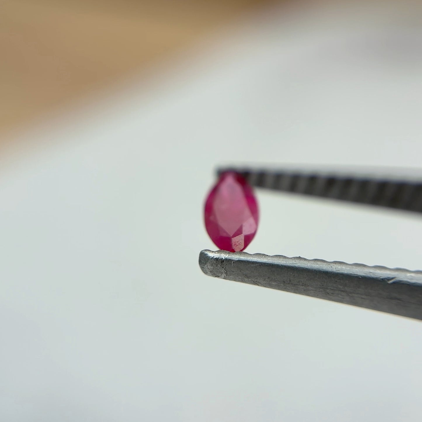 0.14 carat Red Beryl 5.55x2.6mm Marquise Cut, Natural Utah Red Beryl, Bixbite