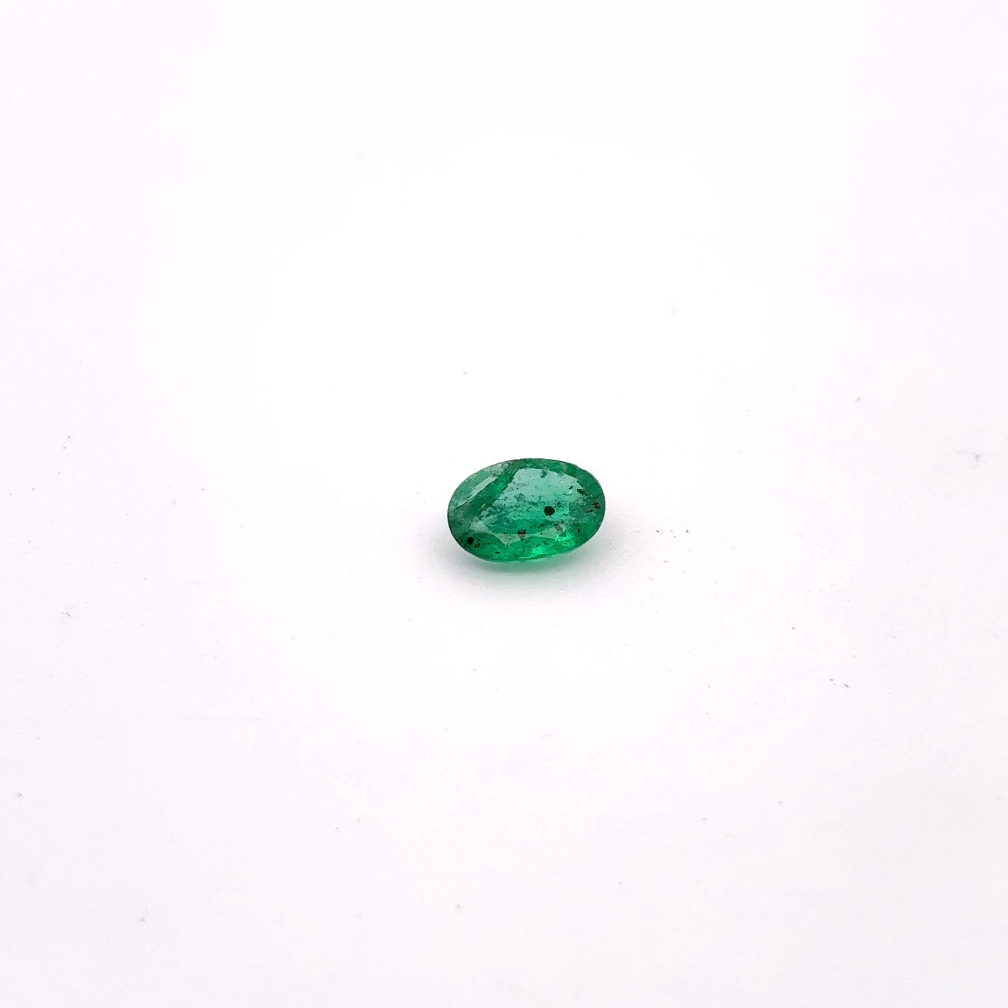 6x4mm Natural Green Emerald 0.42 carat Oval Cut