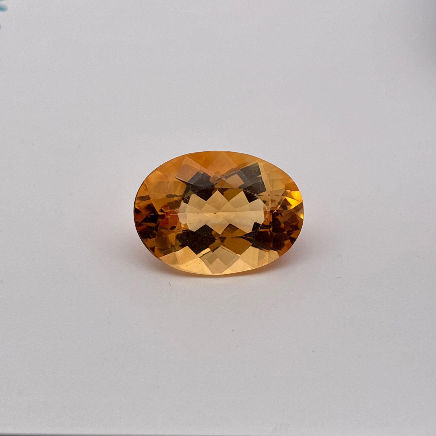 17.55x12.8mm Golden Citrine 10 carat Oval Cut