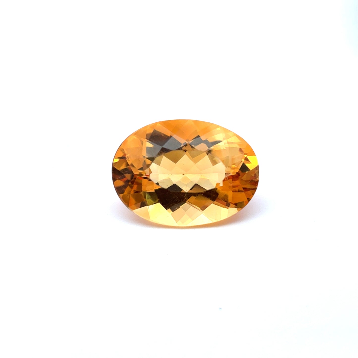 17.55x12.8mm Golden Citrine 10 carat Oval Cut