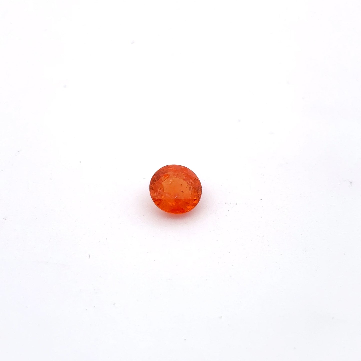 1 carat Orange Spessartite Garnet 5.5mm Round Cut