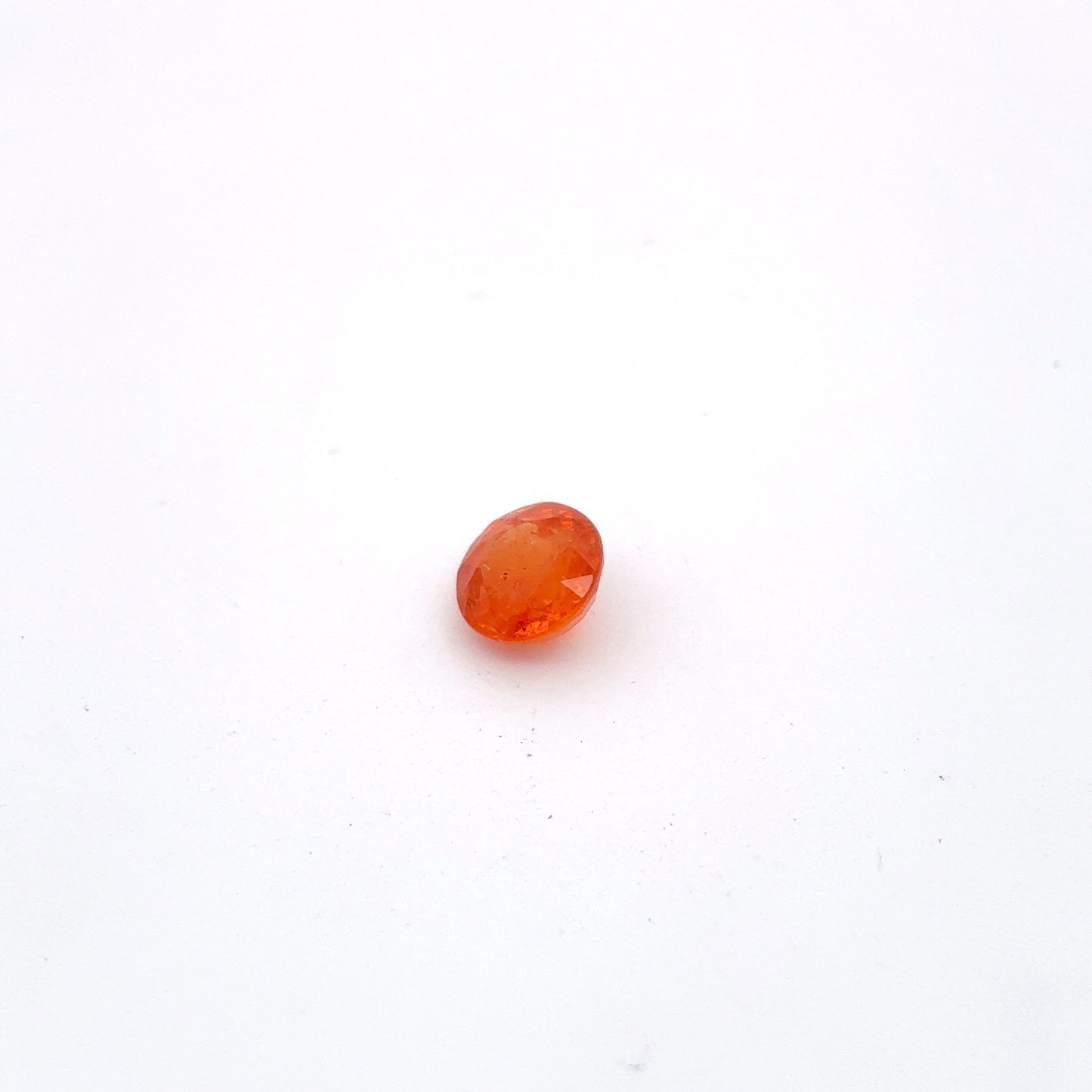 1 carat Orange Spessartite Garnet 5.5mm Round Cut