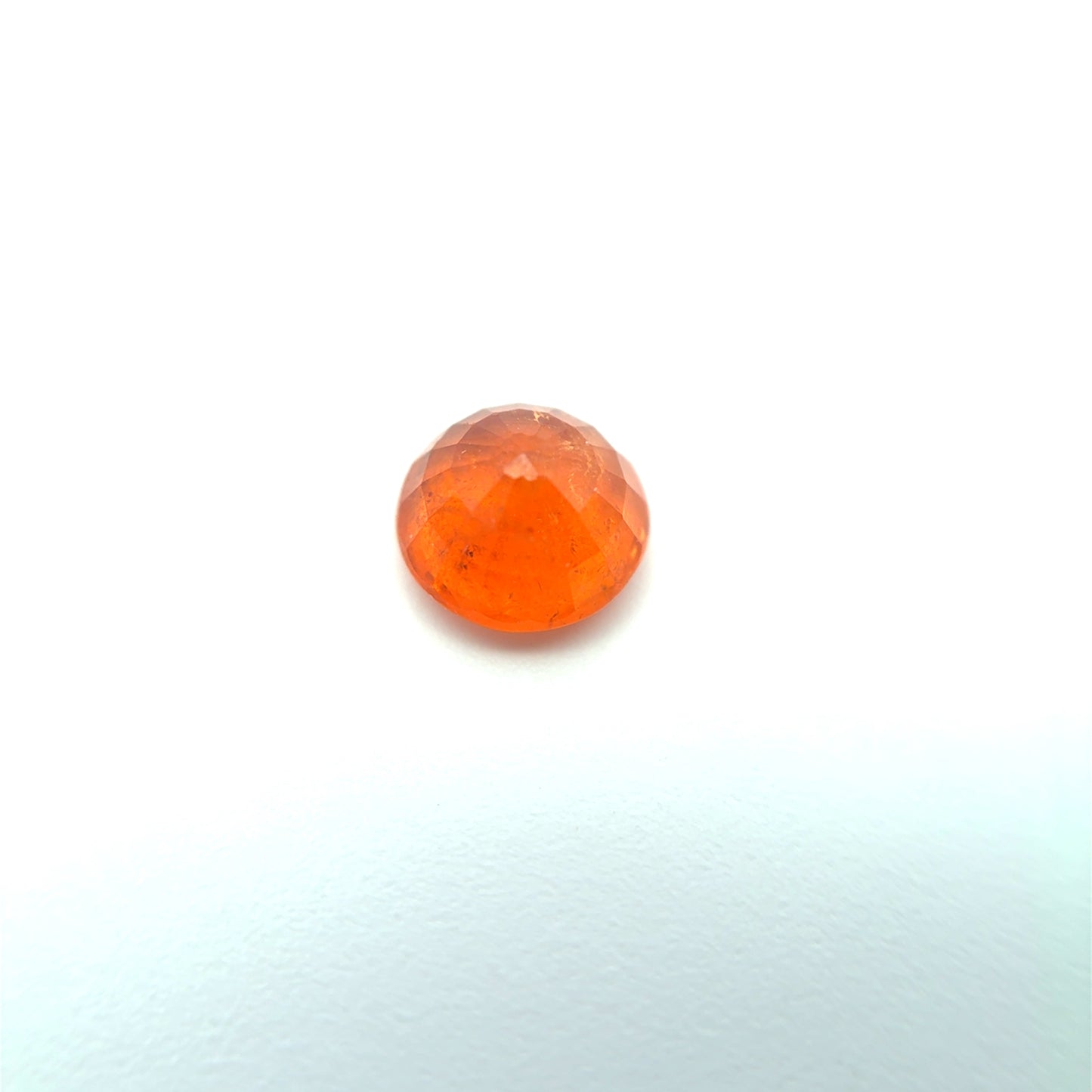 1 carat Orange Spessartite Garnet 5.5mm Round Cut