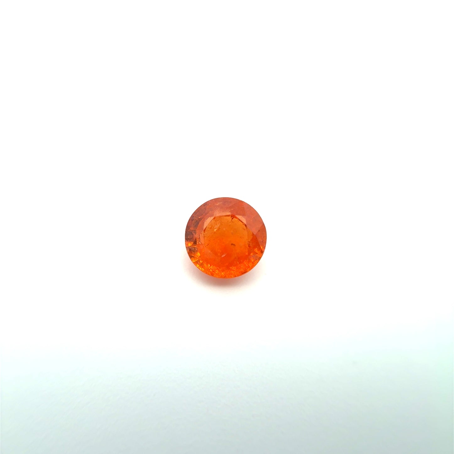 1 carat Orange Spessartite Garnet 5.5mm Round Cut
