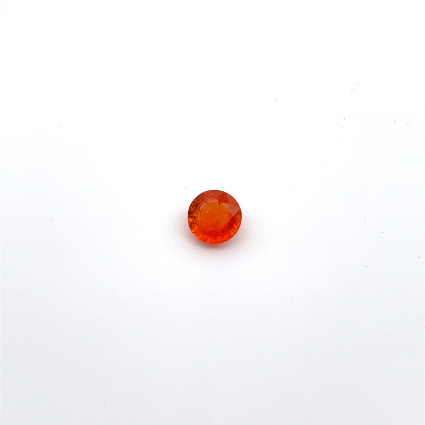 1 carat Orange Spessartite Garnet 5.5mm Round Cut