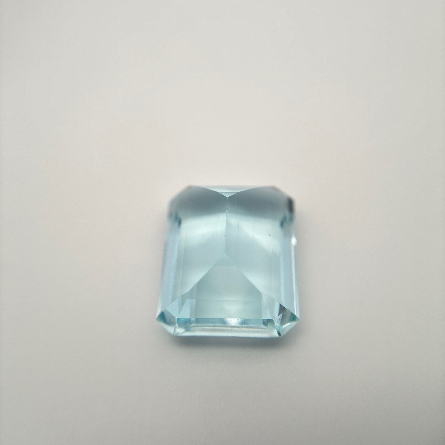 12x10mm Light Blue Aquamarine 5.84 carat Emerald Cut