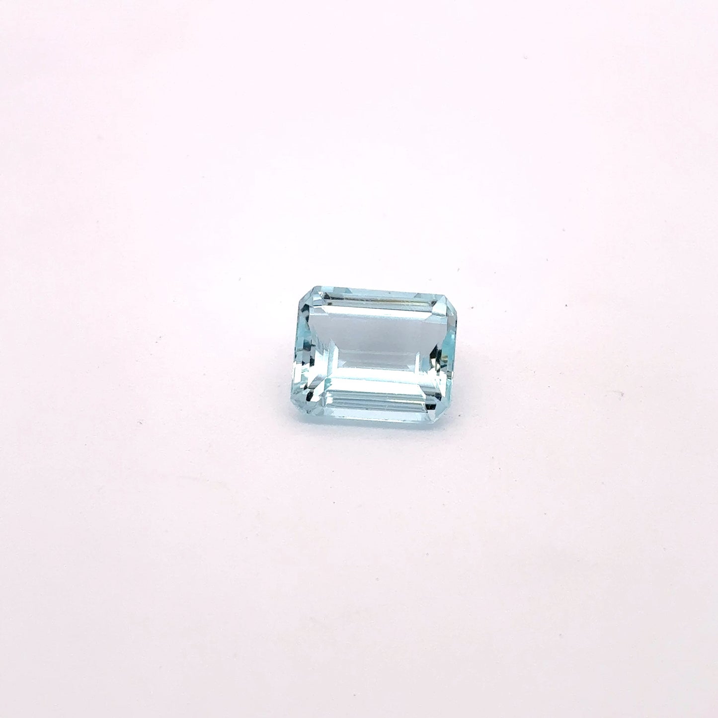 12x10mm Light Blue Aquamarine 5.84 carat Emerald Cut