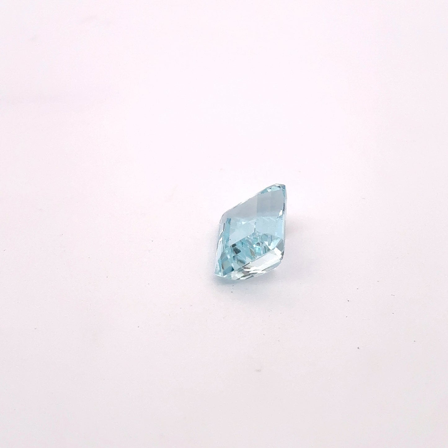 12x10mm Light Blue Aquamarine 5.84 carat Emerald Cut