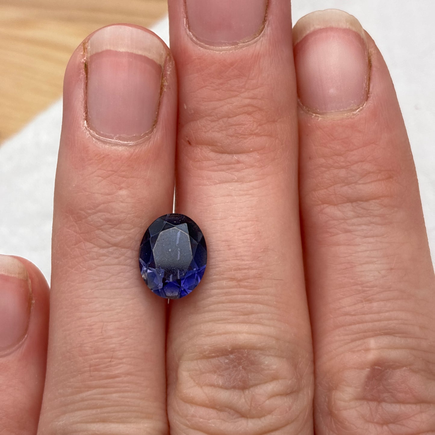 10x8mm Iolite 2 carat Oval Cut