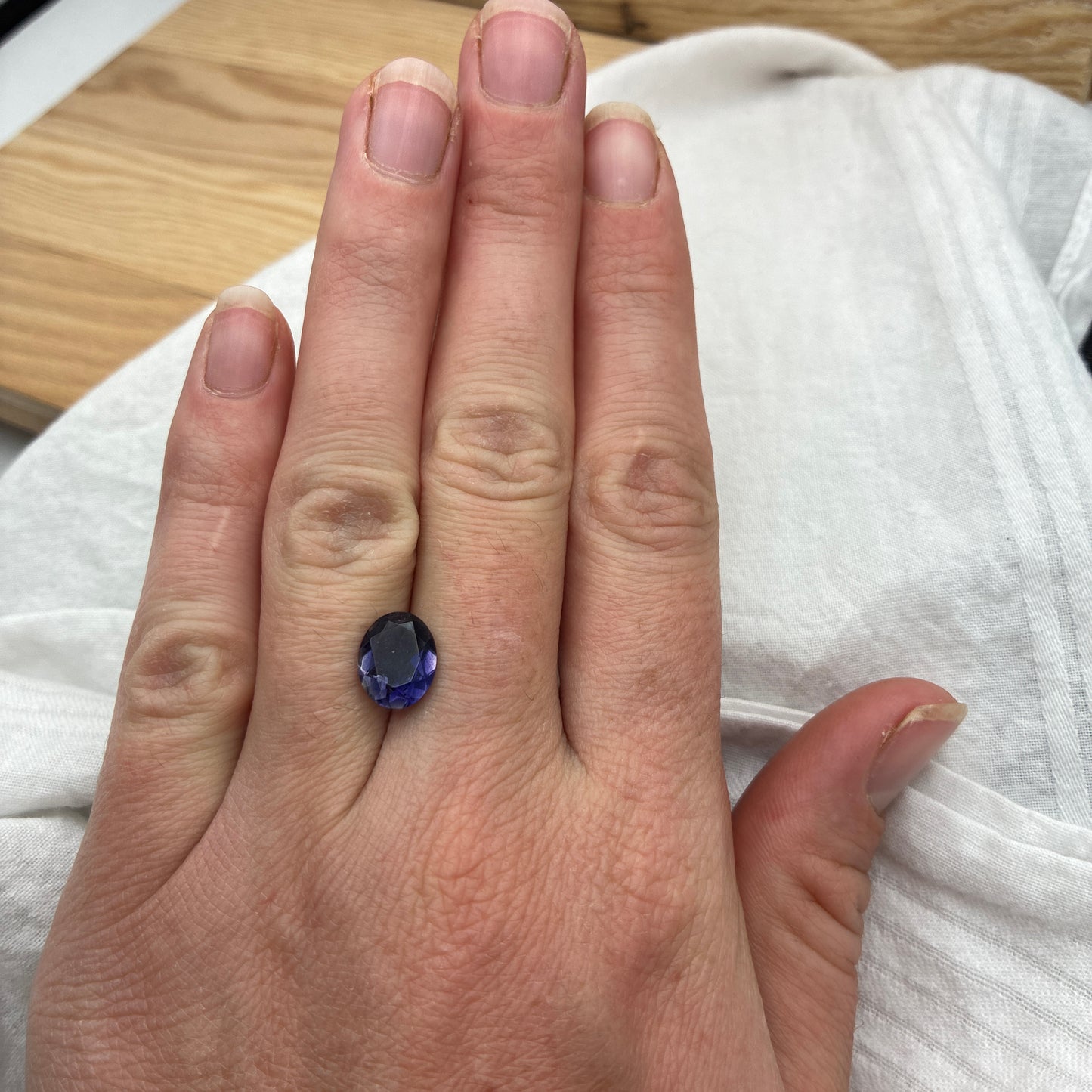 10x8mm Iolite 2 carat Oval Cut