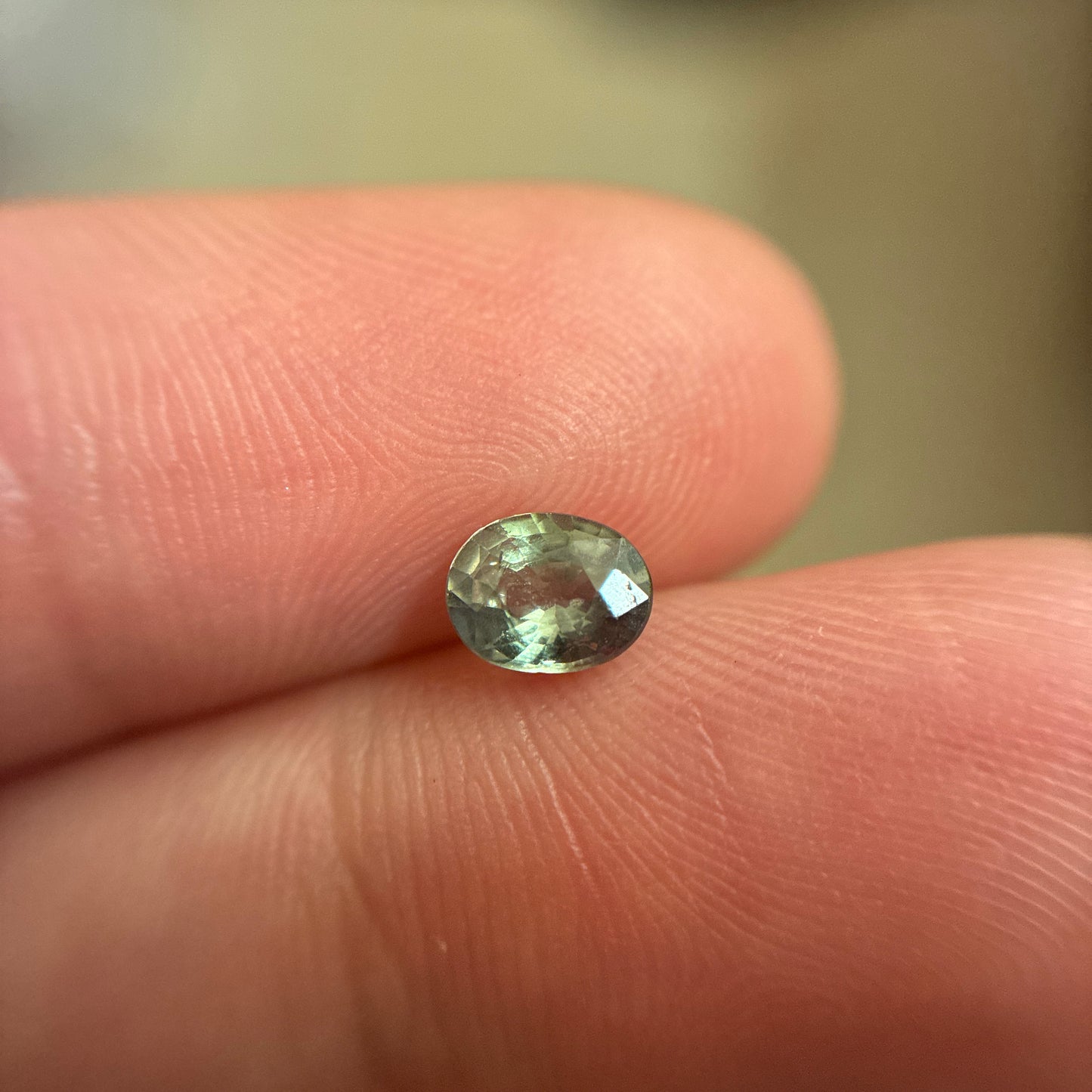 0.60 Carat Alexandrite 5.75x4.55mm Oval Cut Green to Purple Color Change