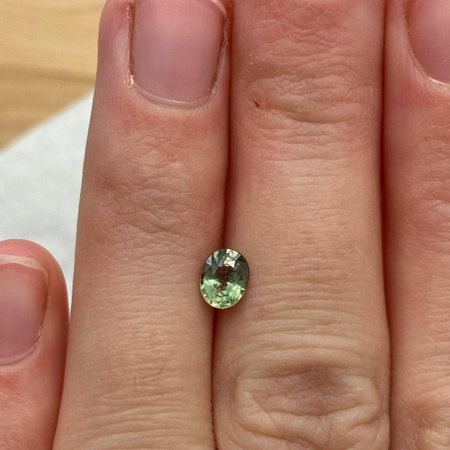 0.60 Carat Alexandrite 5.75x4.55mm Oval Cut Green to Purple Color Change